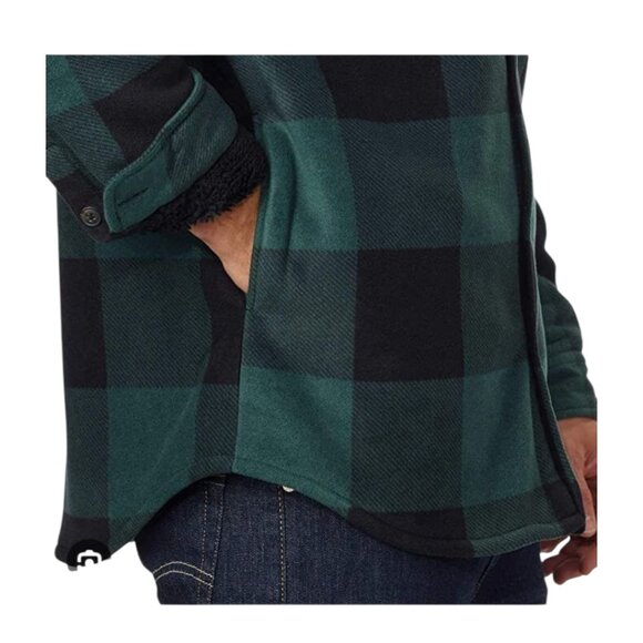 Freedom Foundry Men’s Super Plush Shirt Jacket Pine Grove/Green - Picture 2 of 11